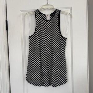 Black and White Chevron Tank Top